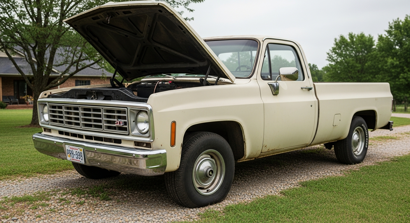 Truck with a blown engine bought as-is