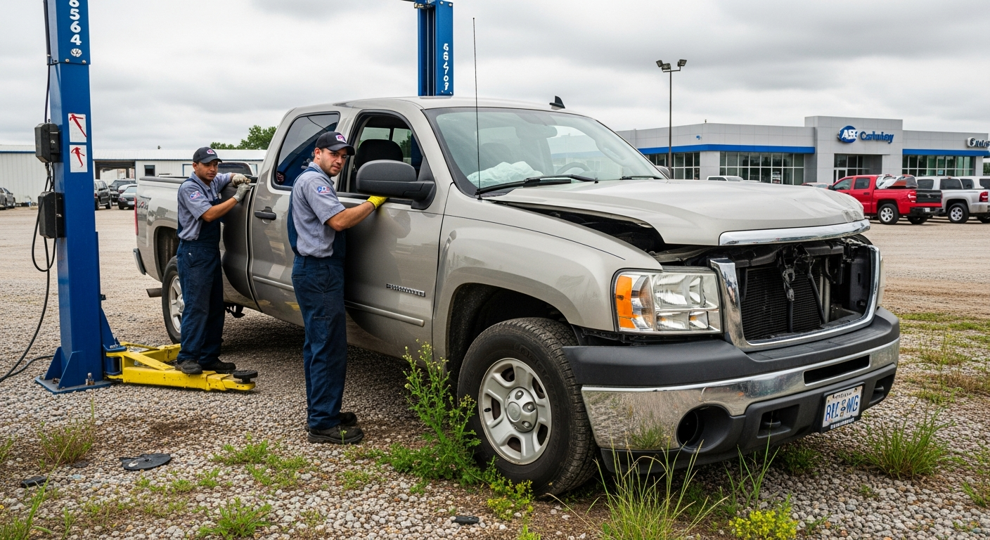 Dump truck bought for cash